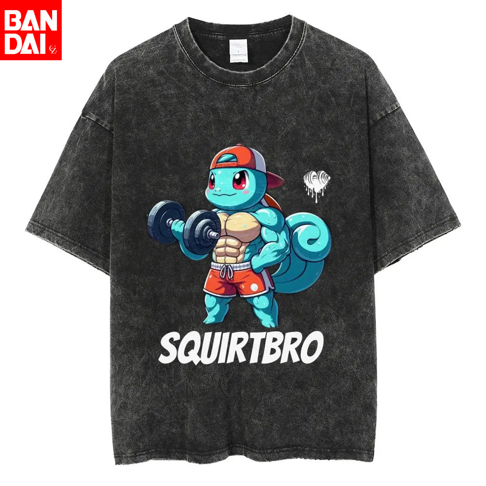 Pokemon Squirtle Squirtbro Gym - Vintage Summer Clothing Men のレビューと価格