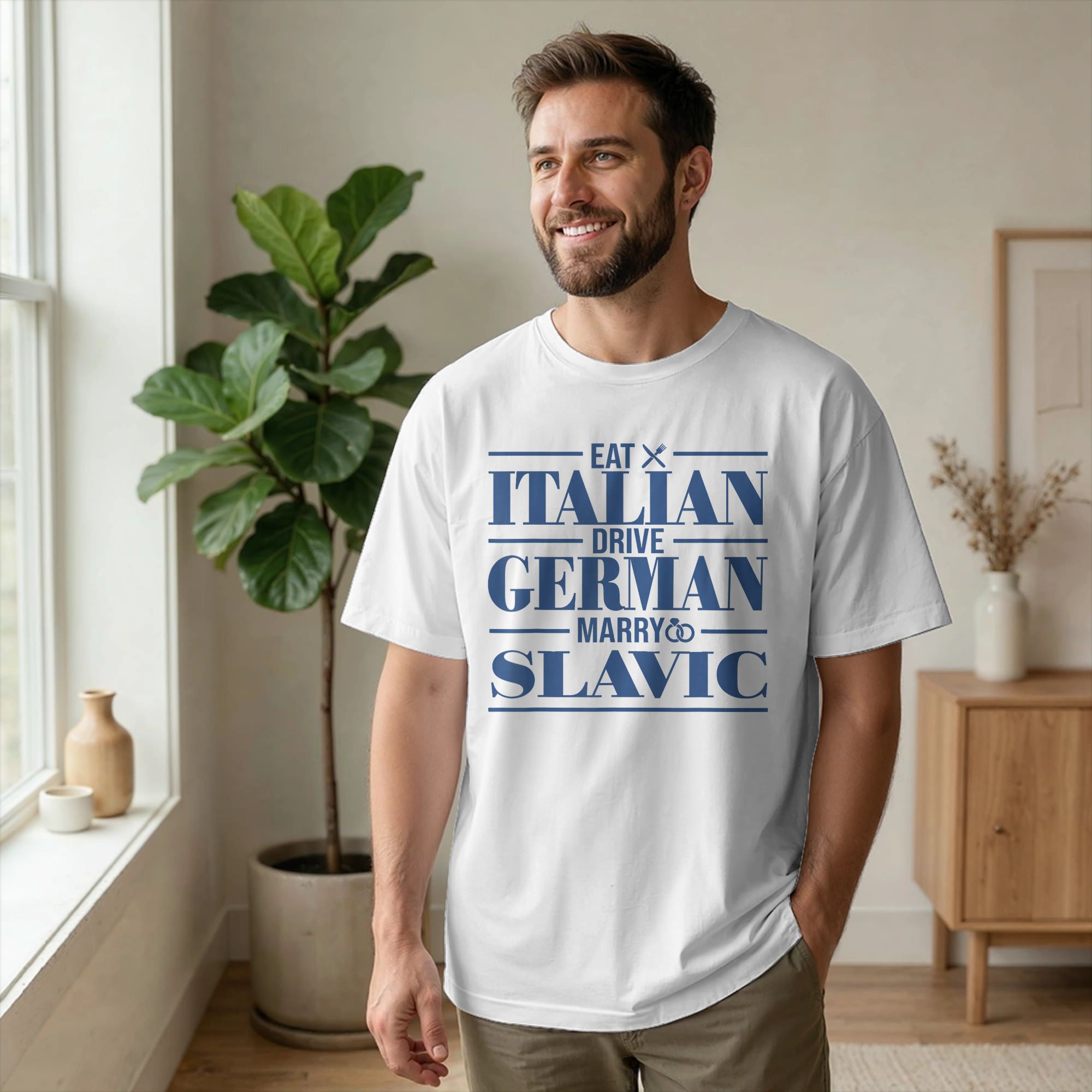 Funny Eat Italian Drive German - Summer Clothing Drive のレビューと価格