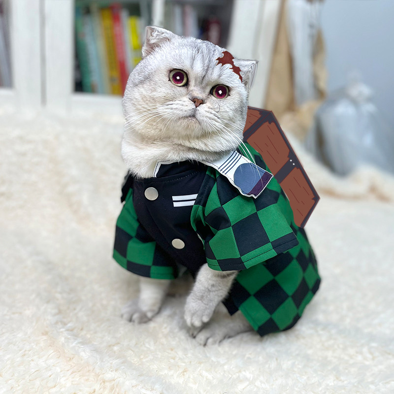 Demon Slayer Zenitsu Pet Cloth - Summer Dog Clothing のレビューと価格