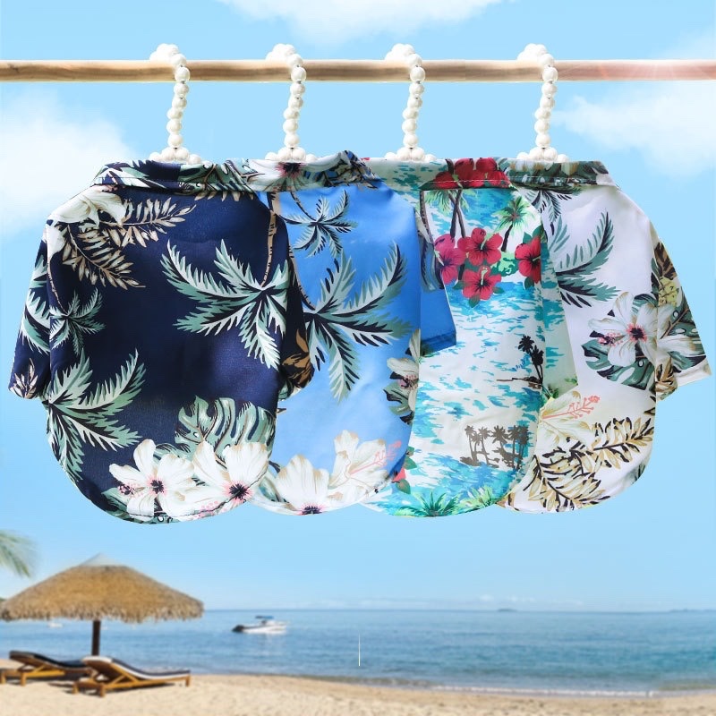 Hawaiian Style Pet Dog Clothe  - Summer Dog Clothing のレビューと価格