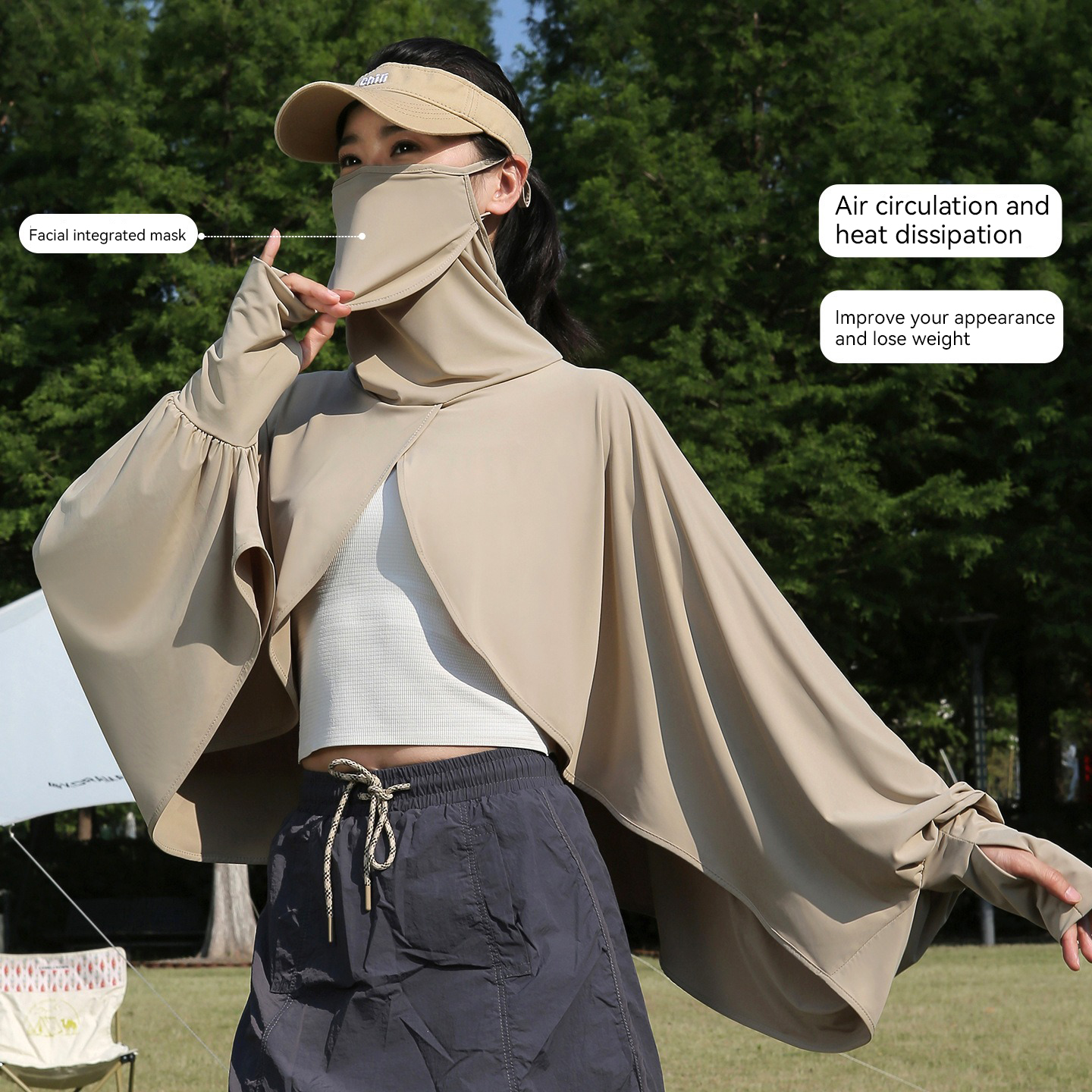 Facial integrated mask Summer  - Summer Clothing Drive のレビューと価格