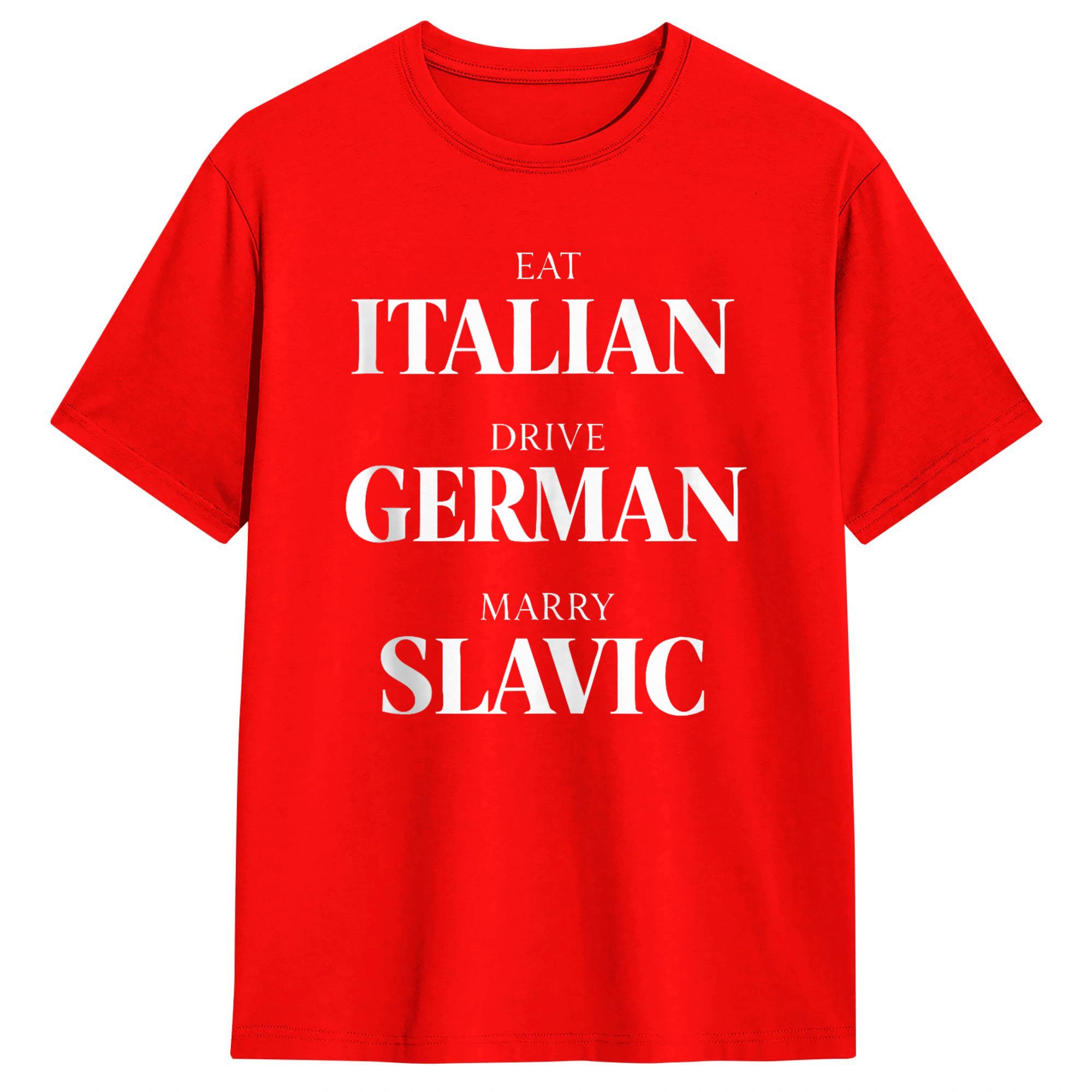 Men Cute Eat Italian Drive Ger - Summer Clothing Drive のレビューと価格