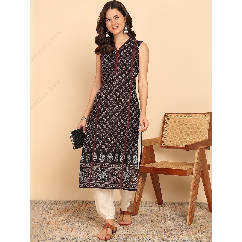 Indian Ethnic Style Women's Bl - Summer Clothing India のレビューと価格