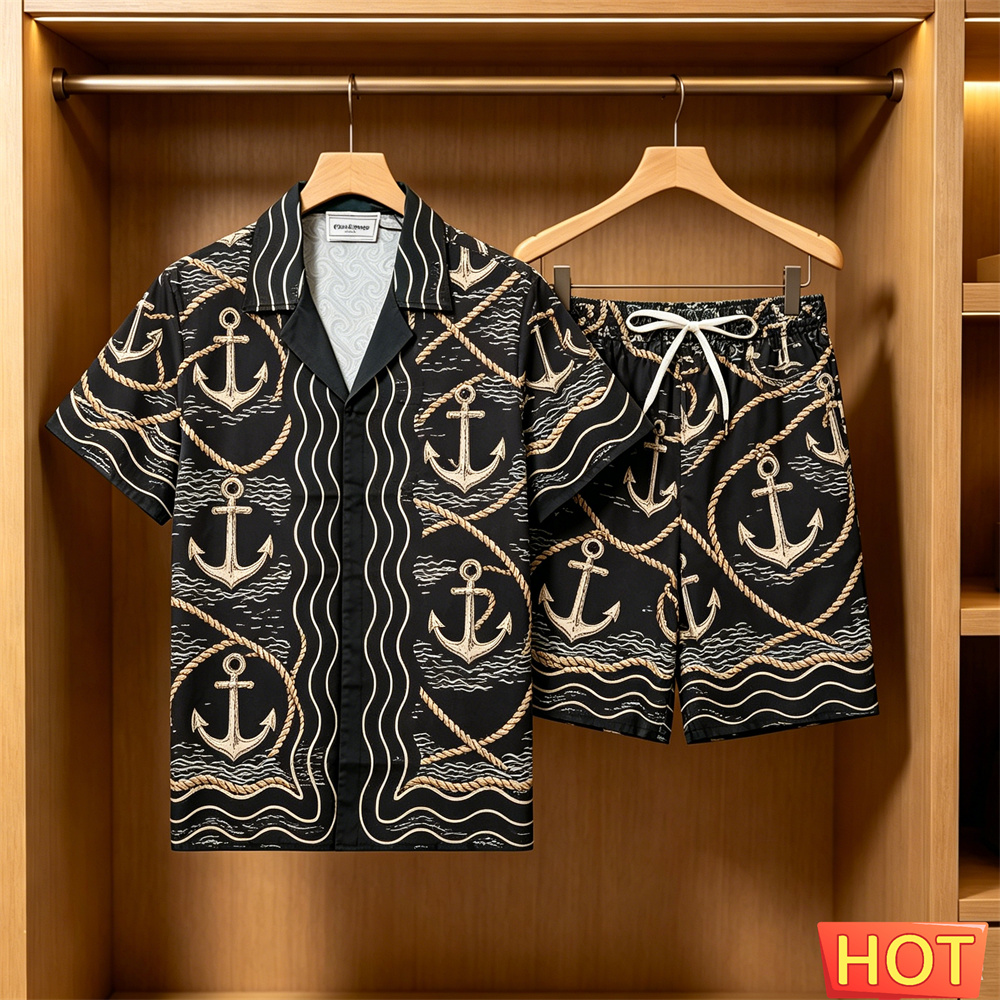 Men's 2 Piece Hawaiian Set Nau - Summer Clothing Sets のレビューと価格