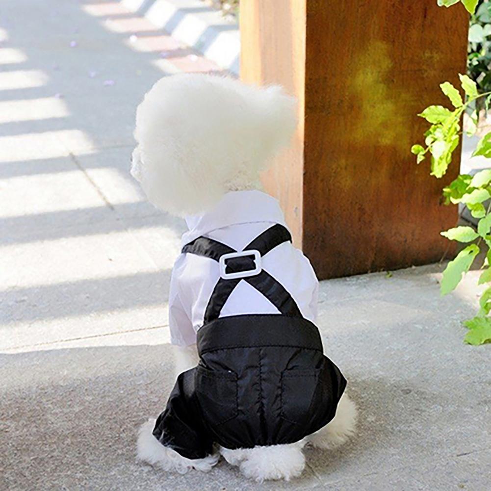 Dog Bow Tie Suit Tuxedo Costum - Summer Dog Clothing のレビューと価格