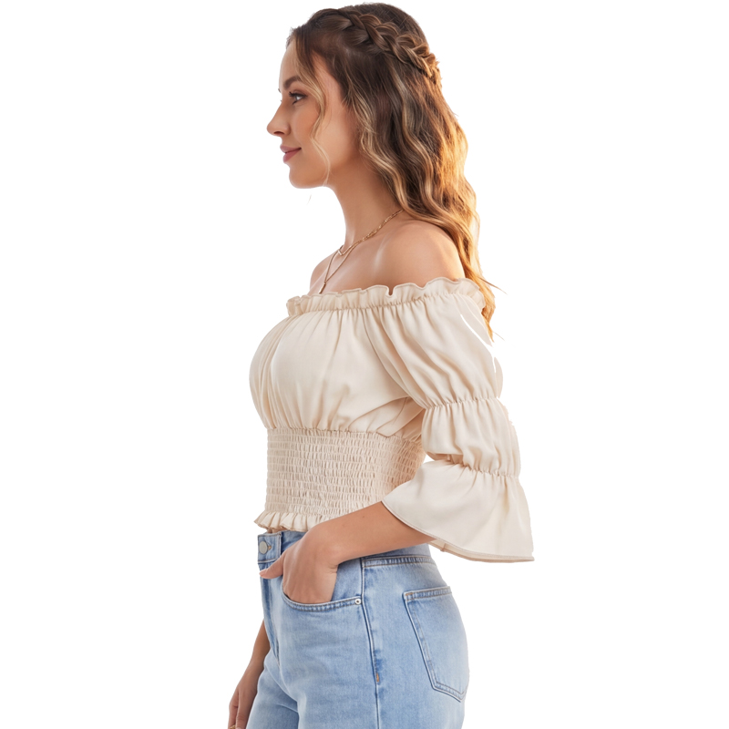 Renaissance Blouse Women Top w - Off Shoulder Blouse のレビューと価格