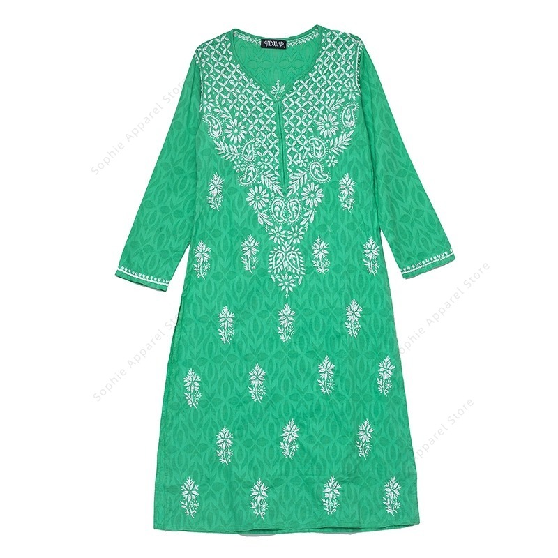 Women's Embroidered Kurti Indi - Summer Clothing India のレビューと価格