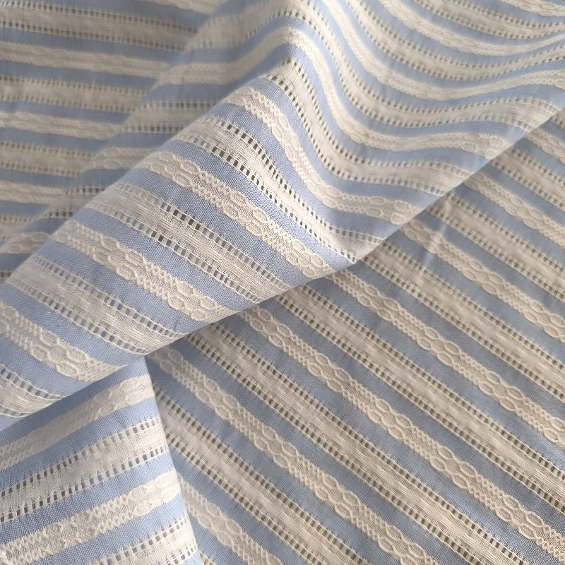 Korean Style Striped Openwork  - Summer Clothing Material のレビューと価格
