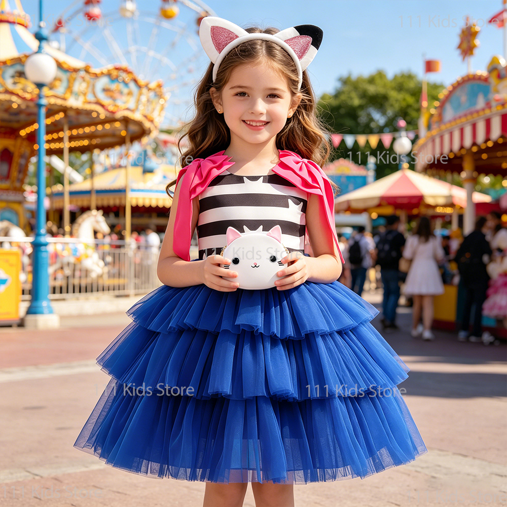 Girls Princess Puffy Dress Sum - Summer Dresses Yours Clothing のレビューと価格
