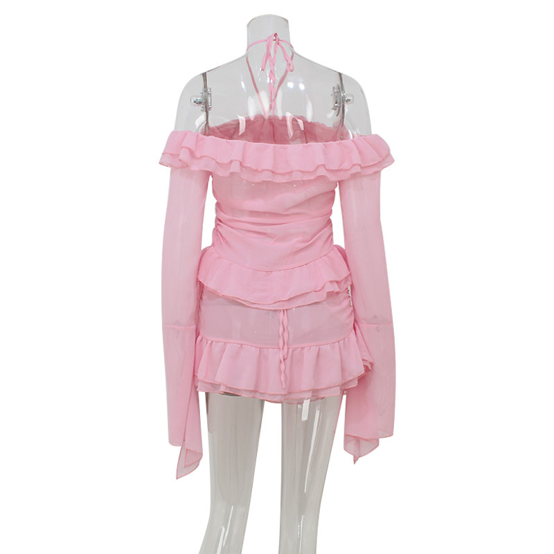 Women Holiday Sweet Ruffles 2  - Off Shoulder Blouse のレビューと価格
