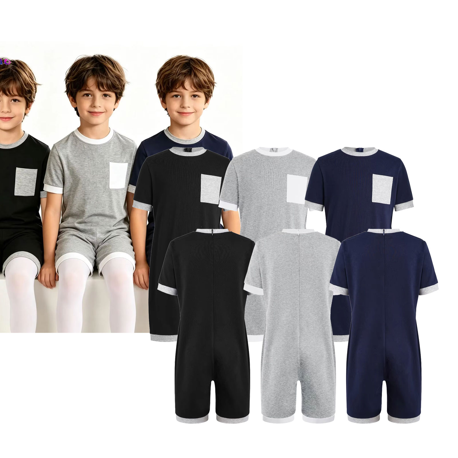 3Pcs Unisex Kids Special Needs - Summer Clothing Needs のレビューと価格