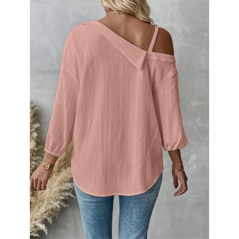 Plus Size1XL-5XL Women Blouses - Off Shoulder Blouse のレビューと価格