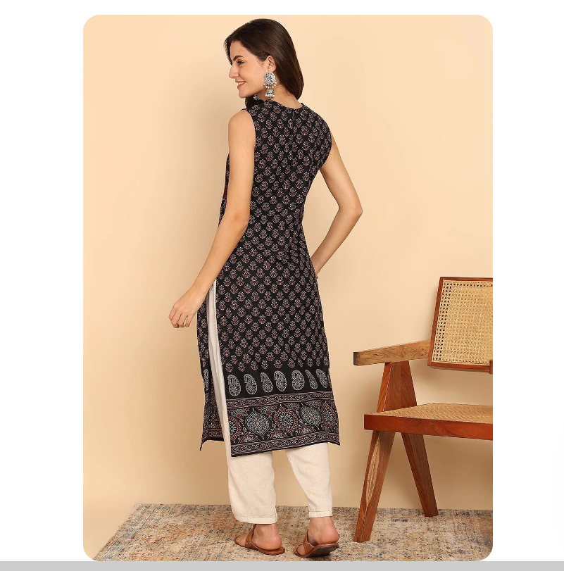Indian ethnic style printed pu - Summer Clothing India のレビューと価格