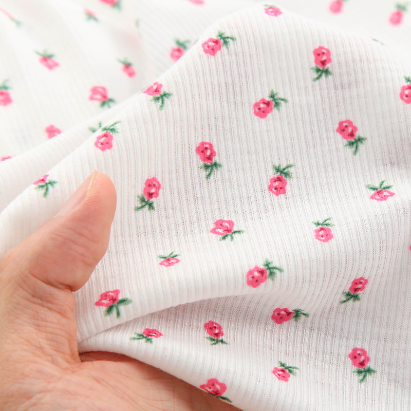 45x140cm Elastic 2X2 Knitted R - Summer Clothing Material のレビューと価格