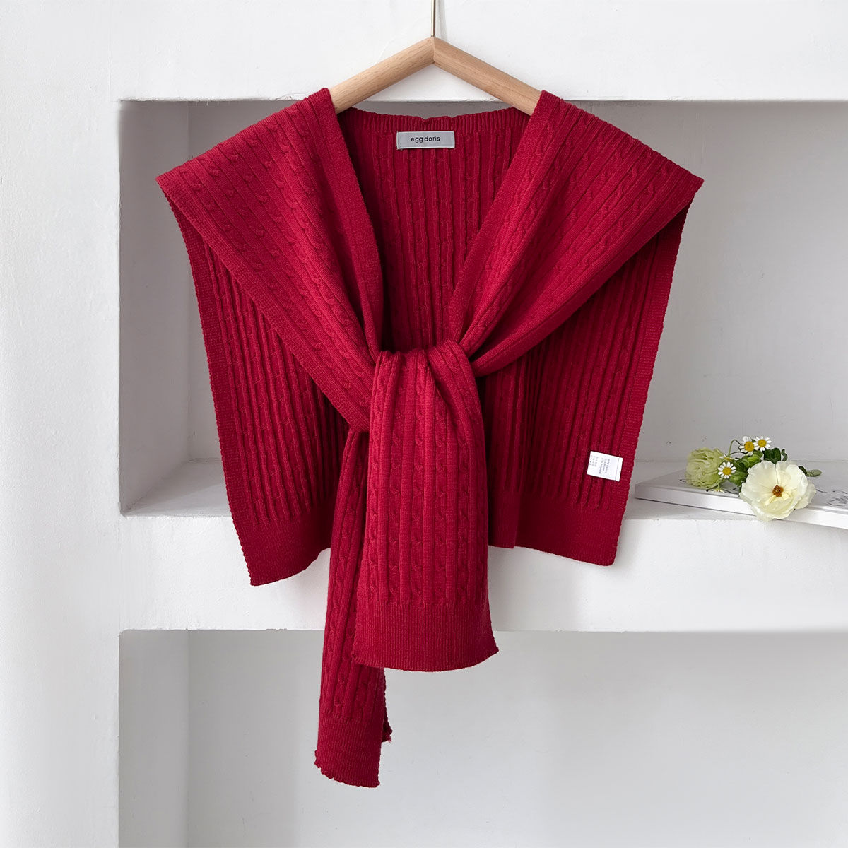 NEW Korean Autumn Knit Shawl F - Off Shoulder Blouse のレビューと価格