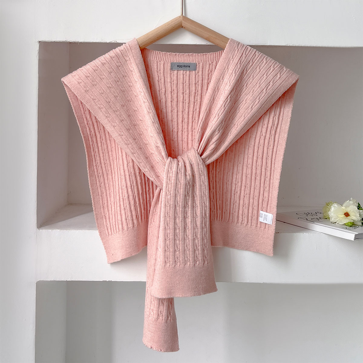 NEW Korean Autumn Knit Shawl F - Off Shoulder Blouse のレビューと価格