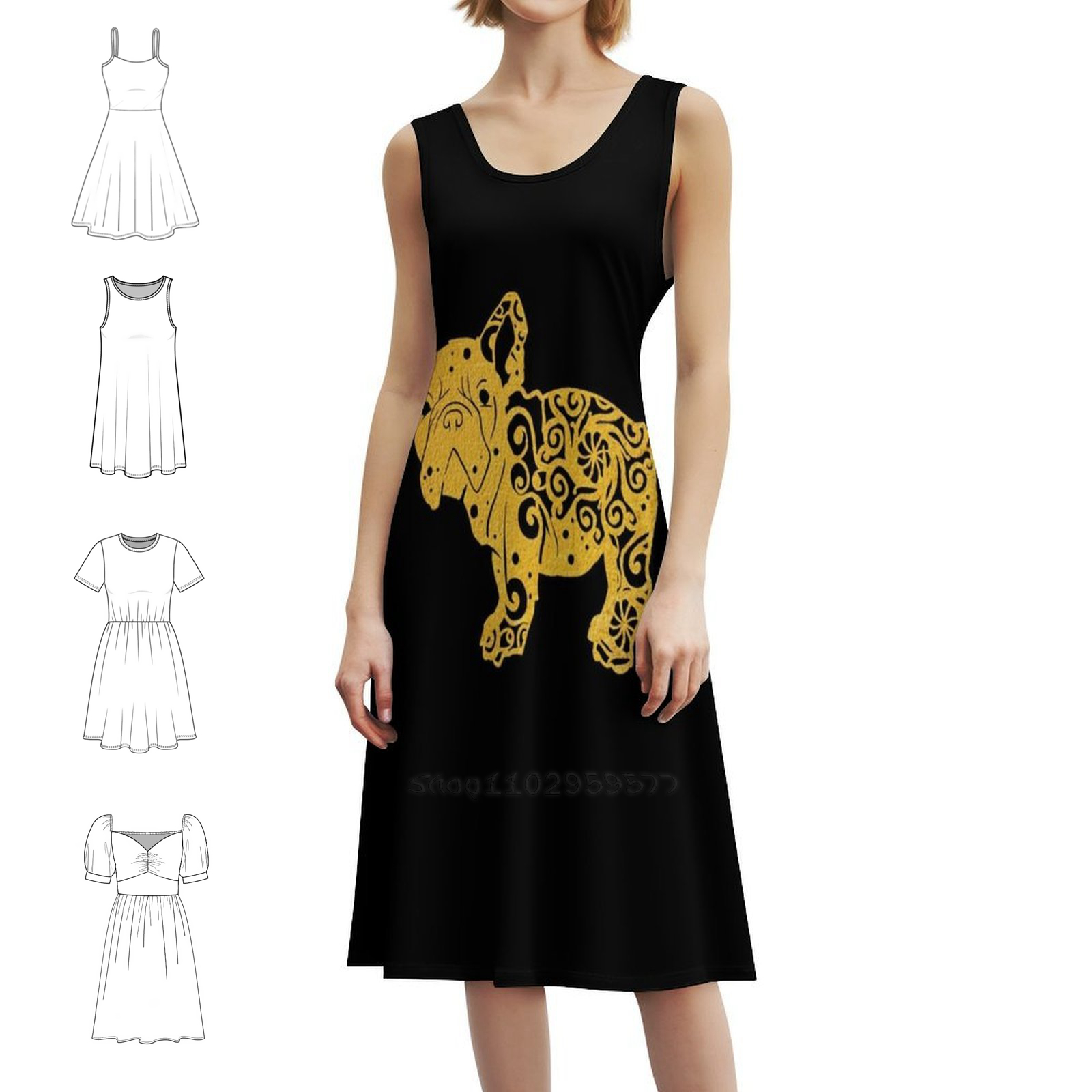 Pug Pup Puppy Dog Papercut Man - Summer Dog Clothing のレビューと価格