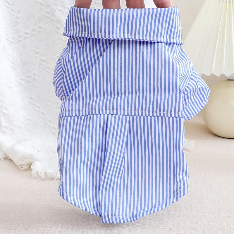 Pet Dog Clothes Bowknot Stripe - Summer Dog Clothing のレビューと価格
