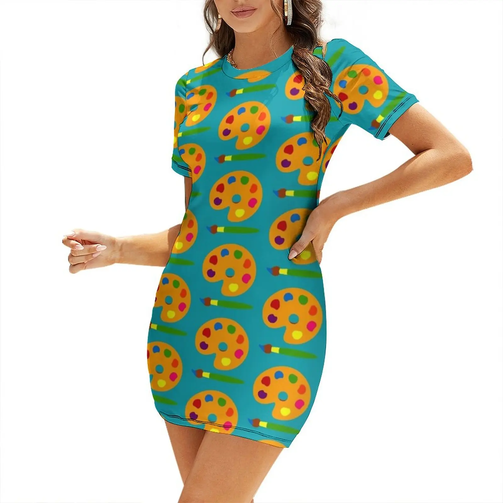 Colorful Paint Palette Short-S - Summer Clothing Color Palette のレビューと価格