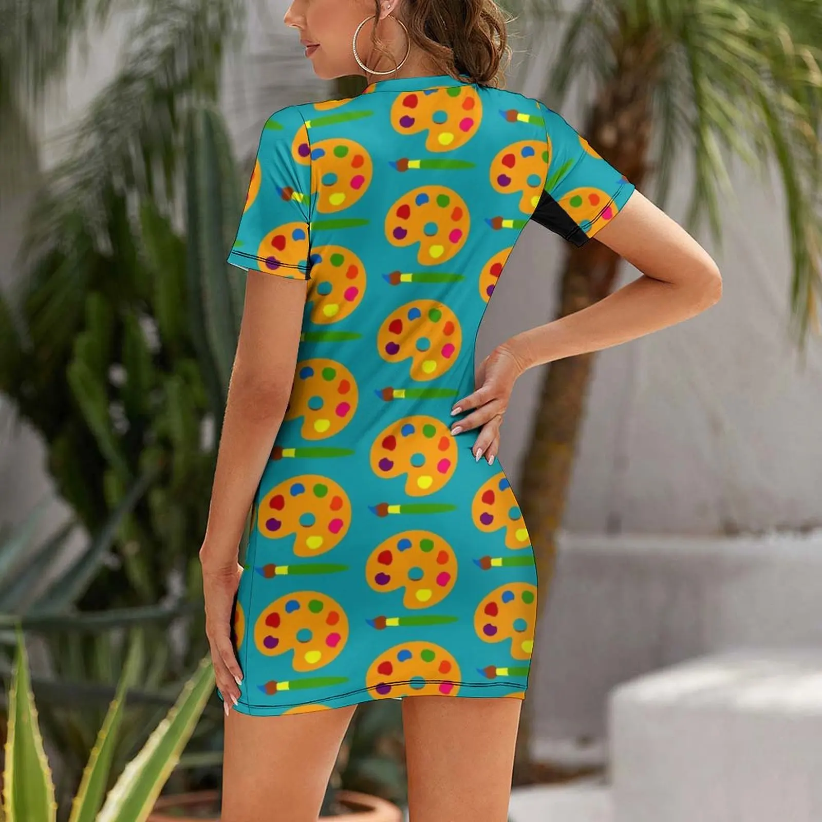 Colorful Paint Palette Short-S - Summer Clothing Color Palette のレビューと価格